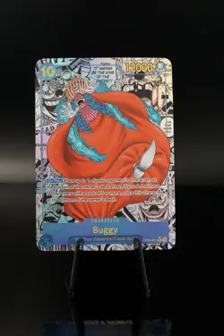 Buggy OP09 Manga PROXY CARD- ENGLISH- High Quality Texture - Image 1