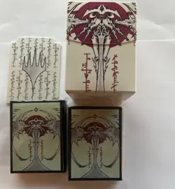 MTG Magic the Gathering Philadelphia 2023 Atraxa 100 Deck Box and Sleeves (Open) - Image 1