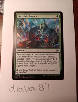 SEEDSHIP IMPACT U MAGIC THE GATHERING MTG EDGE OF ETERNITIES 205 NM - Image 1