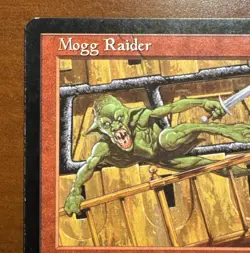 Vintage Mogg Raider Tempest Magic the Gathering MTG - Image 2