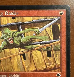 Vintage Mogg Raider Tempest Magic the Gathering MTG - Image 3