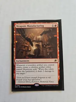 Weapons Manufacturing - Edge of Eternities - NM - MTG Magic - Rare - Enchantment - Image 1