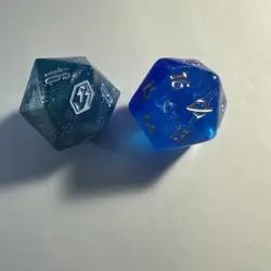 Mtg Life Counter FINAL FANTASY EDGE OF ETERNITIES Oversized D20 Die SPINDOWN - Image 1