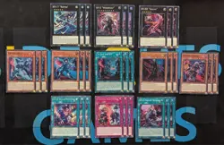 K9 / Yummy / Dracotail Complete Deck Cores Bundle JUSH-EN YuGiOh - Image 2