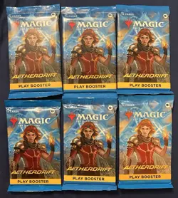 MTG 6 x Aetherdrift Play Booster Packs - NEW AND SEALED - Image 1