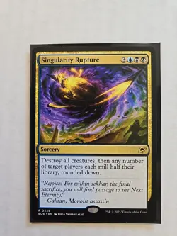 Singularity Rupture - Edge of Eternities - NM - MTG Magic - Rare - Sorcery - Image 1