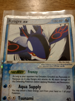 Kyogre EX - 037 - Ultra Rare Holo Nintendo Promo Pokemon MP- Black Star - Image 3