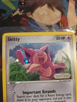 Pokemon TCG Skitty Reverse Holo Stamped 64/92 EX Legend Maker LP - Image 4