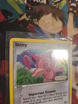 Pokemon TCG Skitty Reverse Holo Stamped 64/92 EX Legend Maker LP - Image 5