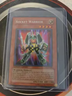 CT2-EN005 Rocket Warrior Secret Rare Limited Edition Yugioh Card - Image 1