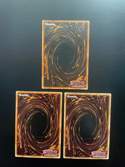 Yugioh Horus The Black Flame Dragon LV4, LV6 & LV8 Mixed Editions Damaged - Image 2