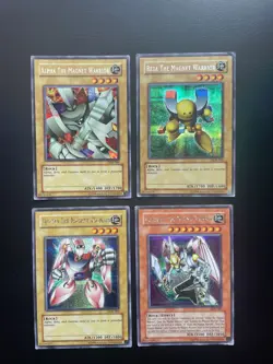 Yugioh Beta Gamma Alpha Maget DOR-001 002 003 Valkyrion SDD-001 Secret Rare HP - Image 1