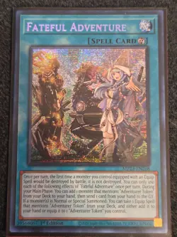 Yugioh! Fateful Adventure MP23-EN268 Secret Rare 1st Edition NM - Image 1