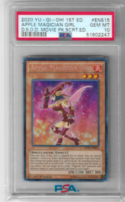 Yugioh Apple Magician Girl MVP1-ENS15 Secret Rare 1st Edition PSA 10 - Image 1