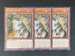 3x YuGiOh! - Aloof Lupine CRBR-EN026 Rare 1st Edition Near Mint - Image 1