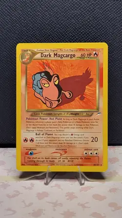 Pokemon Card - Dark Magcargo Neo Destiny 18/105 Rare - Image 1