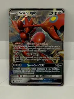 Scizor GX 90/168 2018 S&M Celestial Storm Pokemon Card Ultra Rare Holo - Image 2
