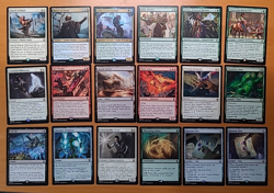 91x Magic the Gathering Mixed Set and Rarity Card Lot - M/R/UC/non-Basic Lands - Image 4