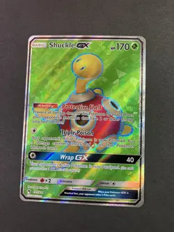 Shuckle GX 195/214 17/214 LP to NM 4 Card Lot Sun&Moon Lost Thunder Pokemon TCG - Image 2