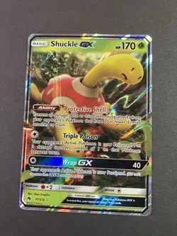 Shuckle GX 195/214 17/214 LP to NM 4 Card Lot Sun&Moon Lost Thunder Pokemon TCG - Image 4