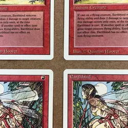Earthbind Enchant Creature Revised Edition MTG Card Never Played Set Of 4 - Image 3