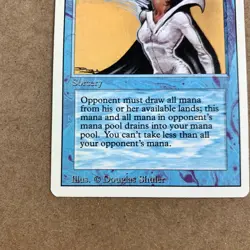 Drain Power Sorcery Revised Edition MTG Card Never Played - Image 2