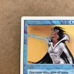 Drain Power Sorcery Revised Edition MTG Card Never Played - Image 4