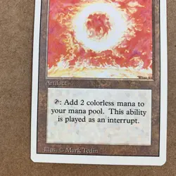Sol Ring Artifact Revised Edition MTG Card Never Played - Image 2