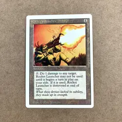 Rocket Launcher Artifact Revised Edition MTG Card Never Played - Image 1