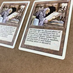 Library of Leng Artifact Revised Edition MTG Card 1994 Never Played Set of 2 - Image 3