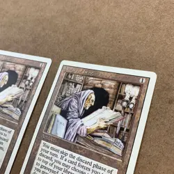 Library of Leng Artifact Revised Edition MTG Card 1994 Never Played Set of 2 - Image 5