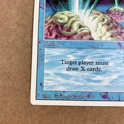 Braingeyser Sorcery Revised Edition MTG Card Never Played - Image 2