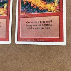 Red Elemental Blast Interrupt Revised Edition MTG Card Never Played Set of 2 - Image 5