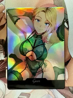 Gwen Stacy Spider Man Goddess Story Waifu Anime Custom Card - Image 1