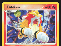 Entei - 4/132 - CRACKED ICE Holo Rare - Secret Wonders - Pokemon Card - 2 - Image 3