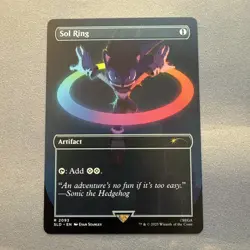 Sol Ring MINT Borderless 2093 Sonic Secret Lair Drop SLD MTG Regular Unplayed NM - Image 1