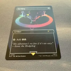 Sol Ring MINT Borderless 2093 Sonic Secret Lair Drop SLD MTG Regular Unplayed NM - Image 2