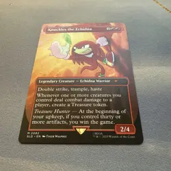 Knuckles the Echidna MINT Borderless 2082 Secret Lair SLD MTG Mythic Unplayed NM - Image 2
