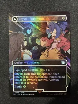 MTG - Crystal Fragments (Borderless) Final Fantasy Foil - Image 1