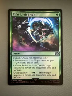 MTG Tifa's Limit Break 207 | NM (Foil) | Final Fantasy (FIN) - Image 1
