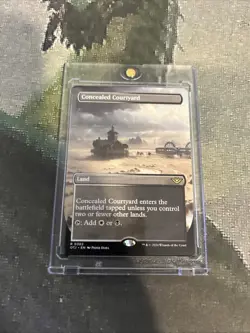 MTG Concealed Courtyard (Borderless) - Outlaws of Thunder Junction (OTJ) #302 - Image 4