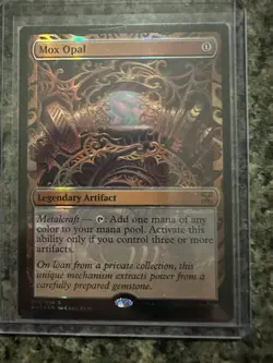 MTG Mox Opal - Masterpiece Series - Kaladesh Inventions Foil - NM - Image 1