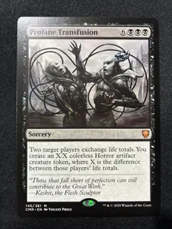 MTG - Profane Transfusion Commander Legends - Image 1