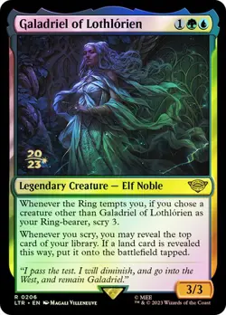 MTG GALADRIEL OF LOTHLORIEN FOIL The Lord of the Rings Prerelease NM - Image 1