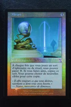 Magic The Gathering MTG MIRARI FRENCH FOIL Time Spiral Timeshifted LP Played - Image 1