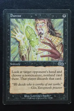 Magic The Gathering MTG DURESS Urza's Saga LP Lightly Played - Image 1