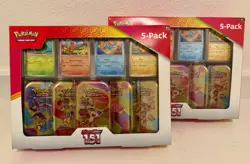 2 x Pokemon Cards Scarlet & Violet 151 - 5-pack Mini Tins / Costco MINT & SEALED - Image 1
