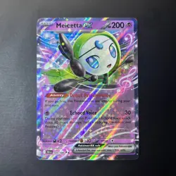 Meloetta EX 044/086 Holo Rare - Black Bolt - NEAR MINT - 2025 Pokemon - Image 1