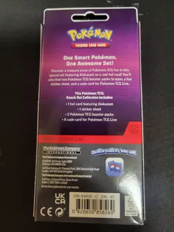 2 BOOSTER PACKS + PROMO - Knock Out Collection Alakazam - Pokemon TCG - Image 2