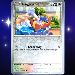 Yungoos - Reverse Holo - Pokemon TCG Scarlet & Violet Obsidian Flames #176/197 - Image 1